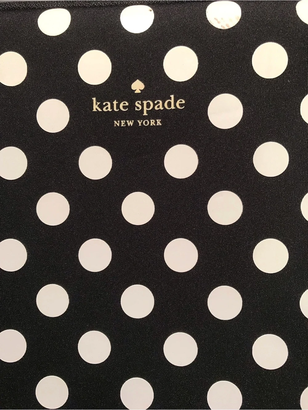 Kate Spade Sunshine Dot Laptop Sleeve NWOT 14”x10”